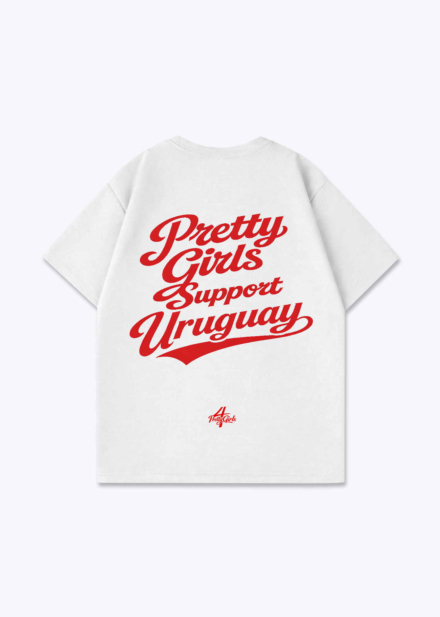 Pretty Girls support Uruguay Oversize T-Shirt